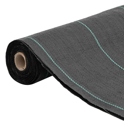 Worteldoek 0,5x100 m PP zwart