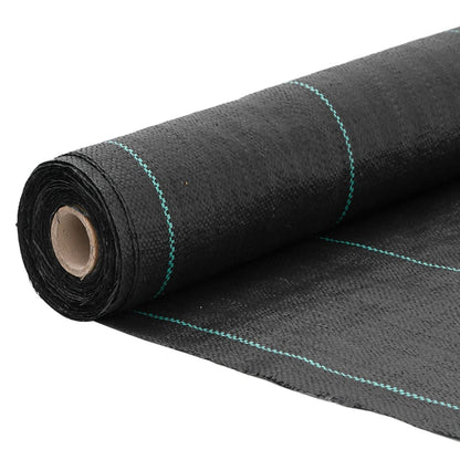 Worteldoek 0,5x100 m PP zwart