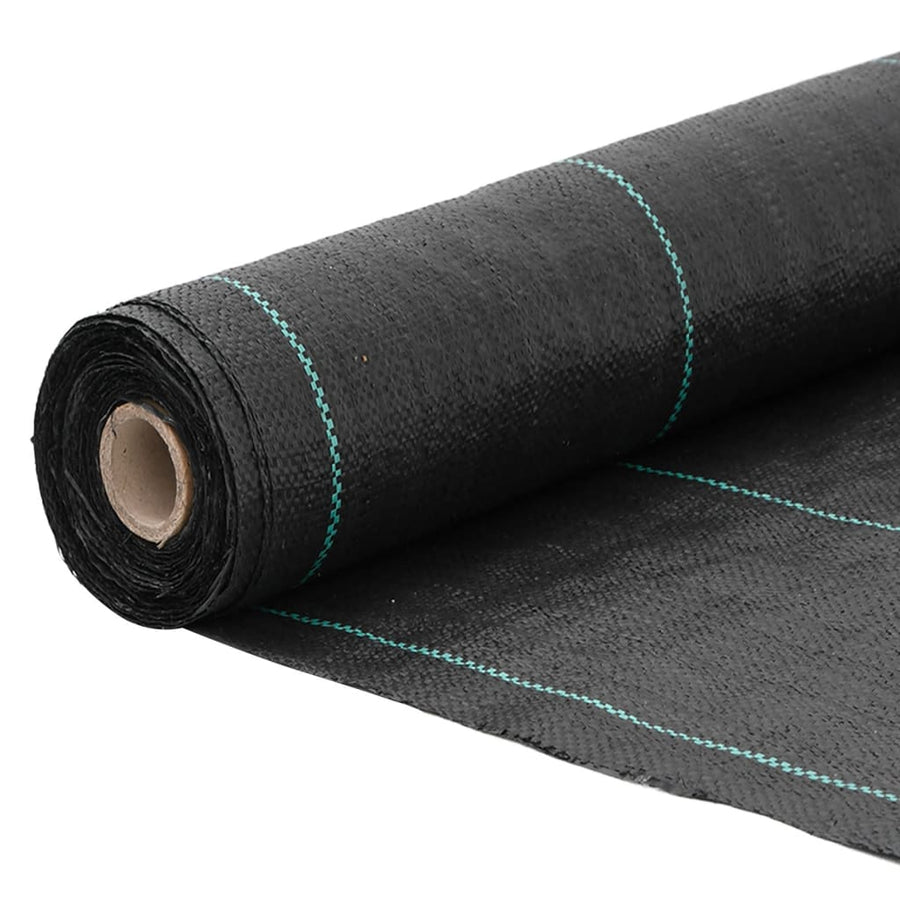 Worteldoek 0,5x100 m PP zwart