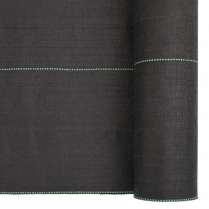Worteldoek 0,5X25 M Polypropeen Zwart 0.5 x 25 m (150 g/m²)