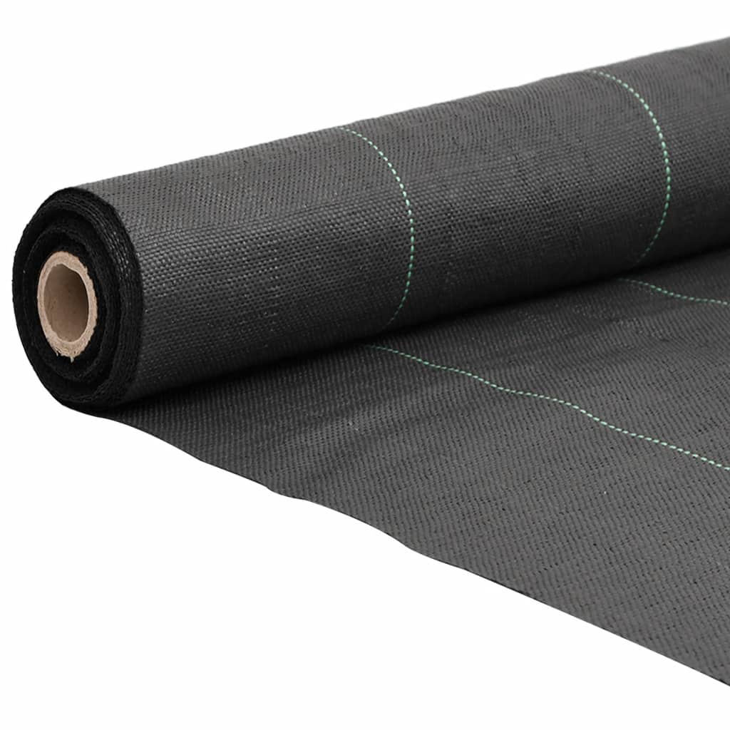 Worteldoek 2X50 M Polypropeen Zwart 2 x 50 m (150 g/m²)