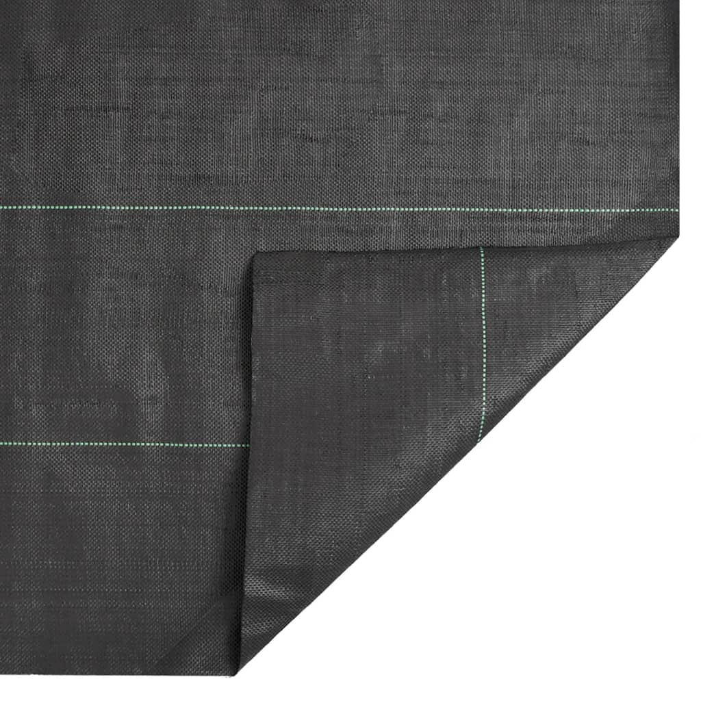 Worteldoek 2X50 M Polypropeen Zwart 2 x 50 m (150 g/m²)
