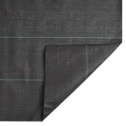 Worteldoek 2X50 M Polypropeen Zwart 2 x 50 m (150 g/m²)