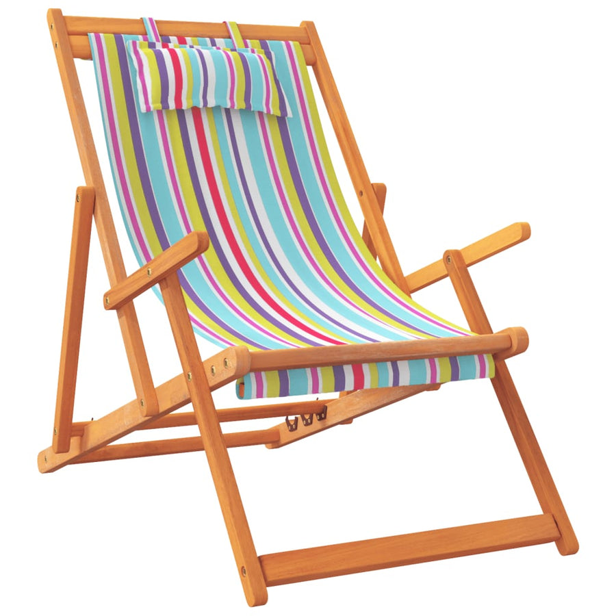 Strandstoelen Inklapbaar Stof Meerkleurig 2