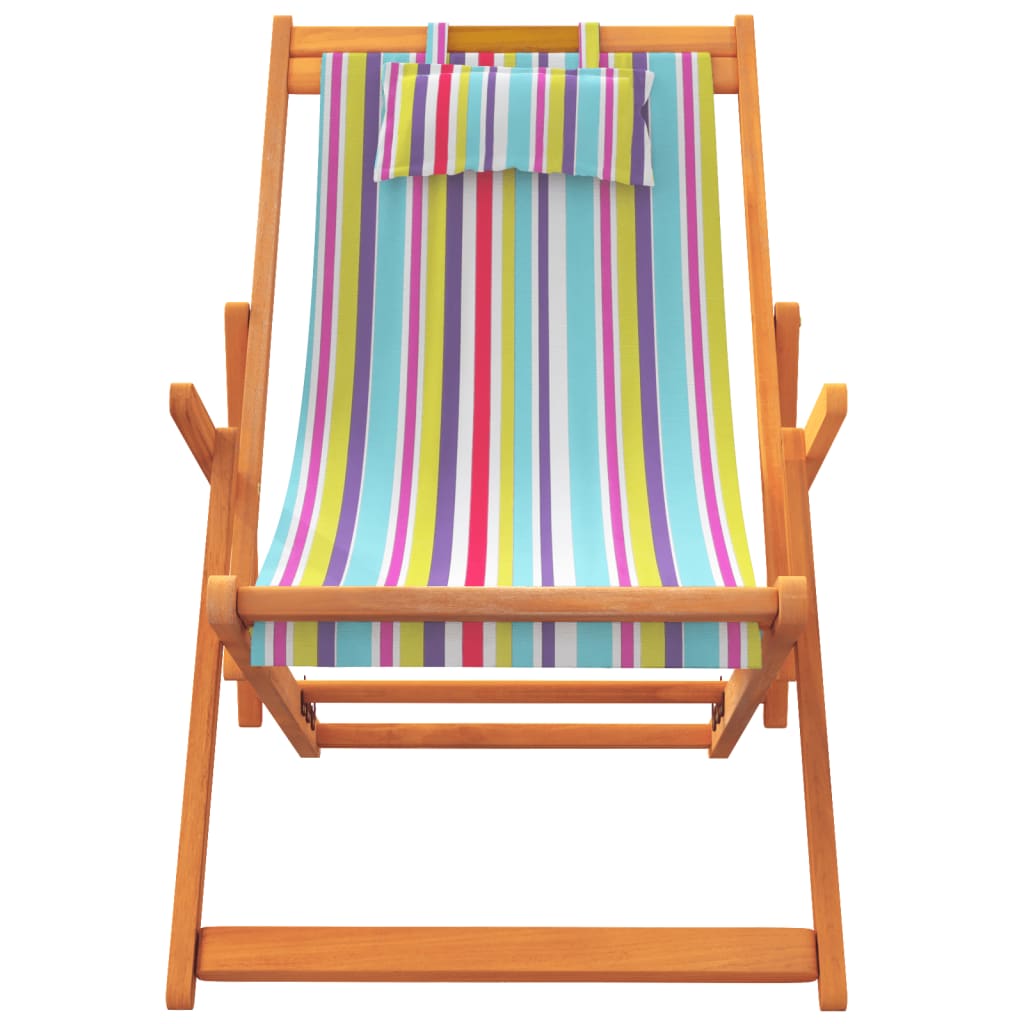 Strandstoelen Inklapbaar Stof Meerkleurig 2