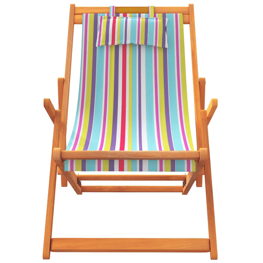 Strandstoelen Inklapbaar Stof Meerkleurig 2