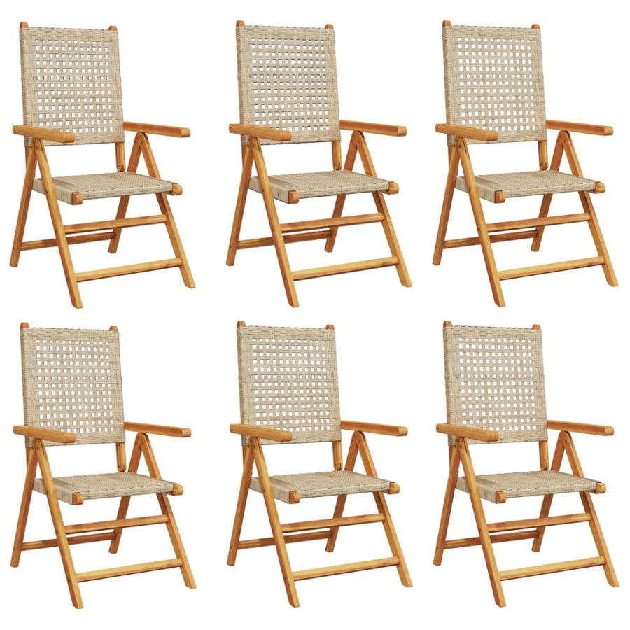 Tuinstoelen Poly Rattan En Massief Hout 6