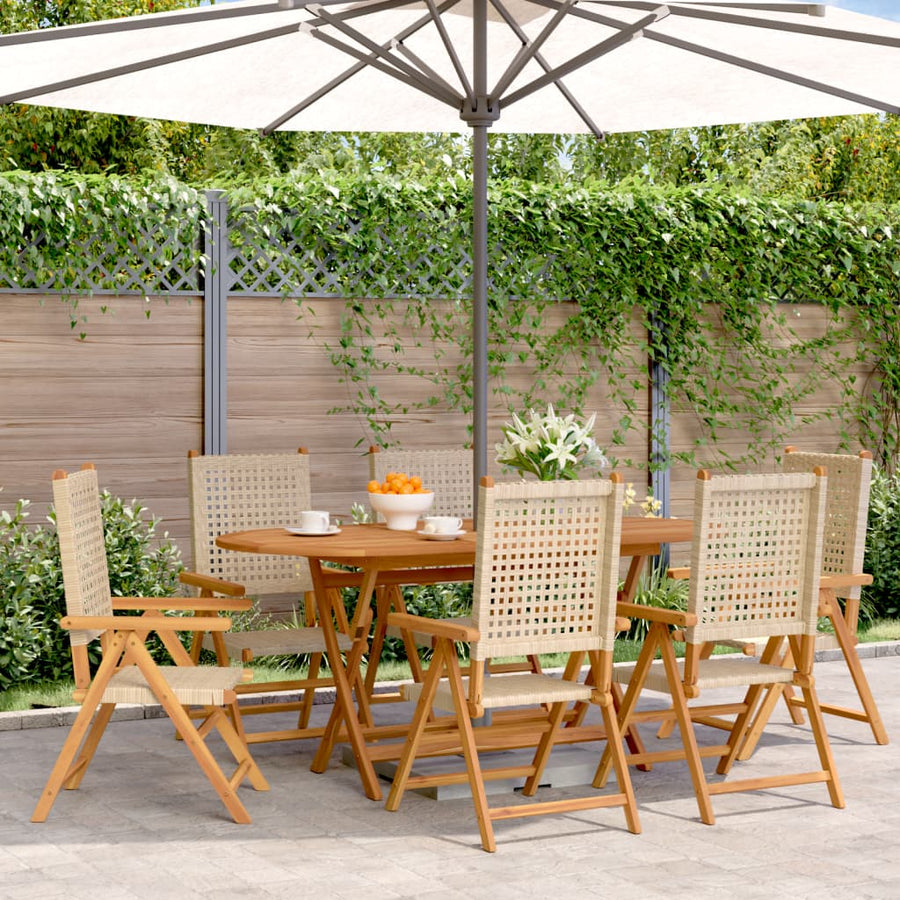 Tuinstoelen Poly Rattan En Massief Hout 6