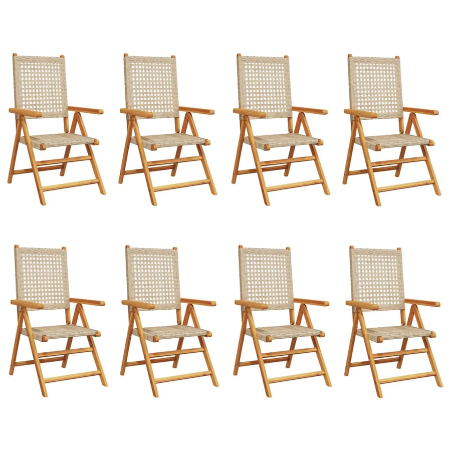 Tuinstoelen Poly Rattan En Massief Hout 8