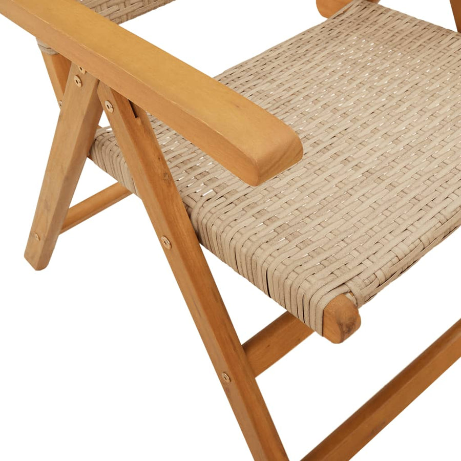 Tuinstoelen Poly Rattan En Massief Hout 8