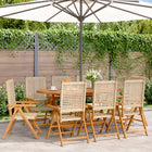 Garden Chairs Poly Rattan And Solid Wood 8