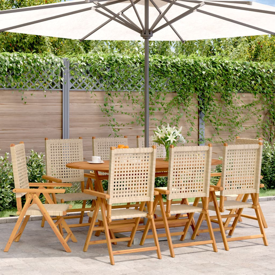 Tuinstoelen Poly Rattan En Massief Hout 8