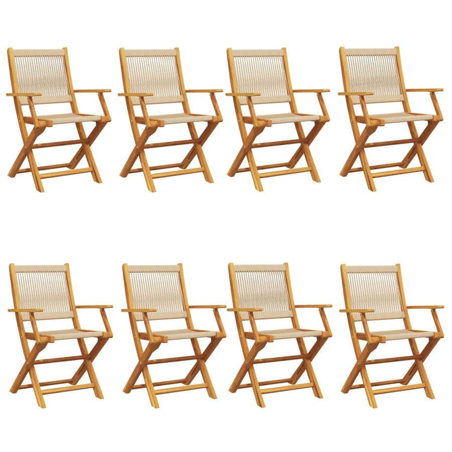Tuinstoelen Inklapbaar Massief Acaciahout 8