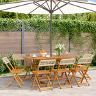 Garden Chairs 8 pcs foldable poly rattan and solid wood beige