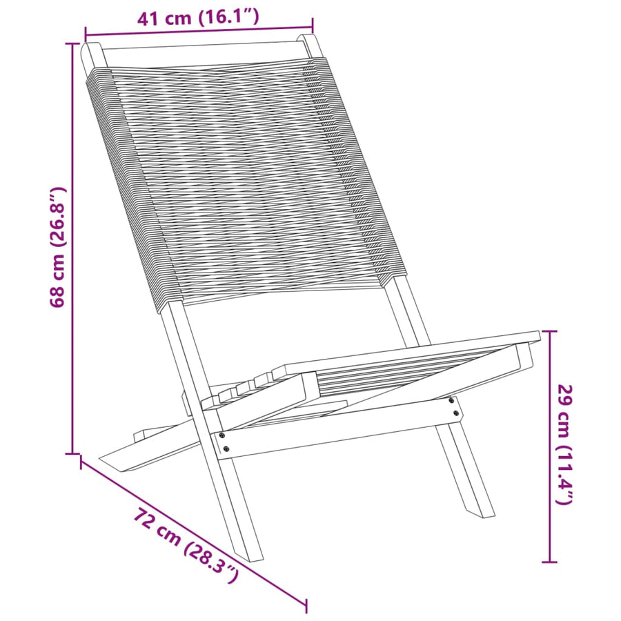 Tuinstoelen Inklapbaar Massief Acaciahout 4