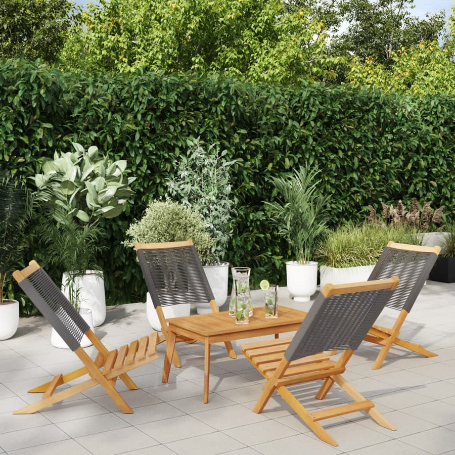 Tuinstoelen Inklapbaar Massief Acaciahout 4
