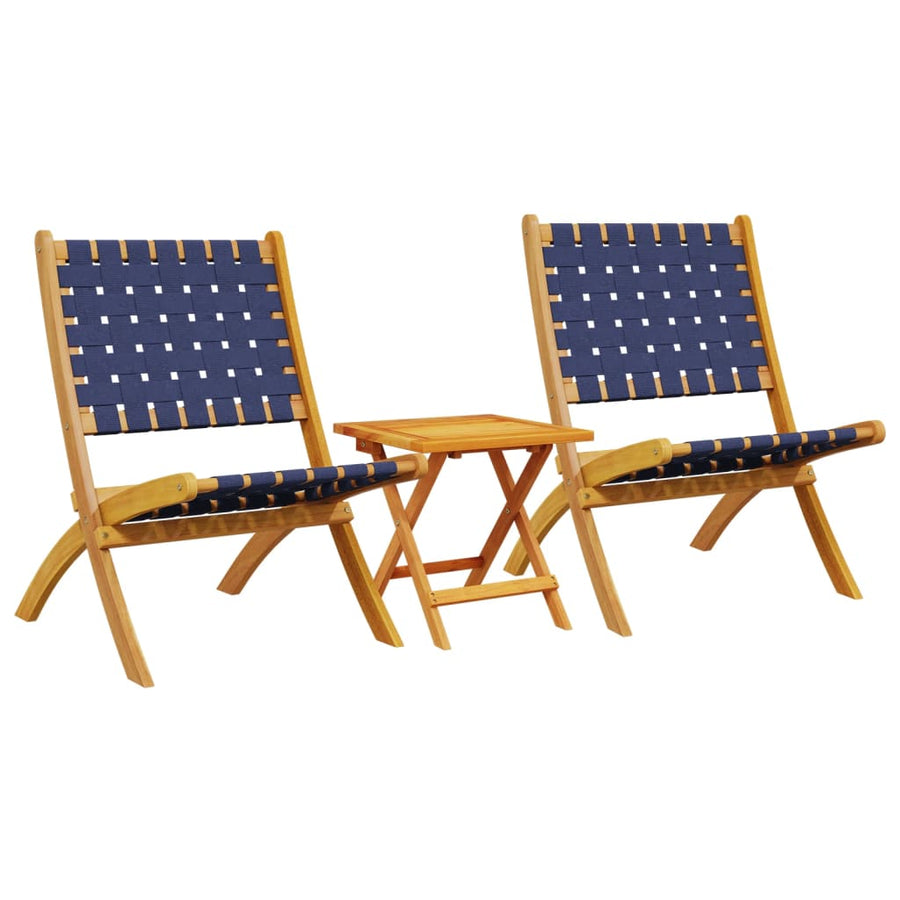 Tuinstoelen Inklapbaar Massief Hout Met tafel