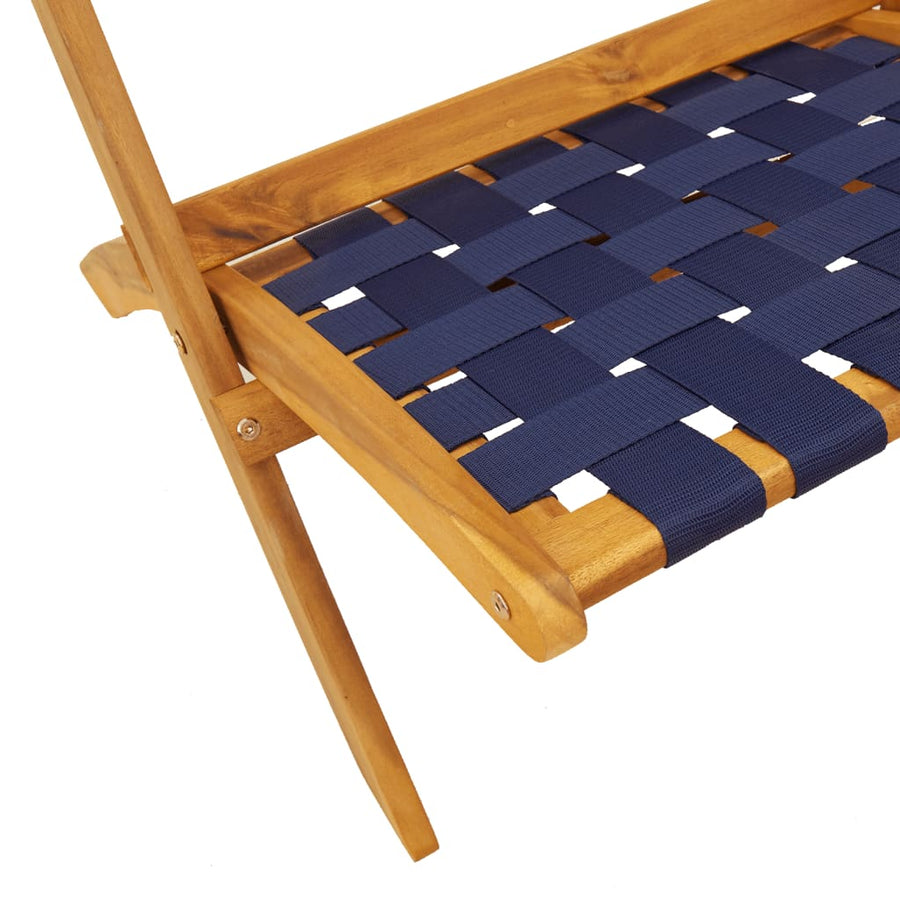 Tuinstoelen Inklapbaar Massief Hout Met tafel