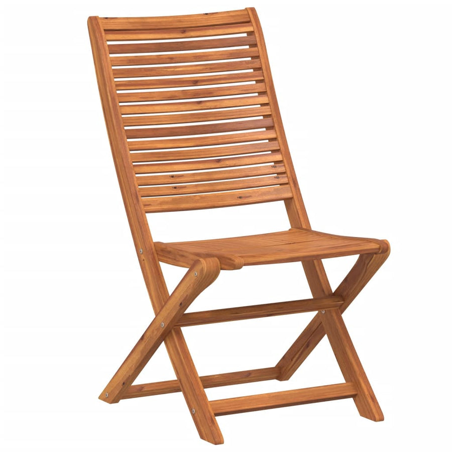 Tuinstoelen Inklapbaar 51X66X95 Cm Massief Acaciahout 8