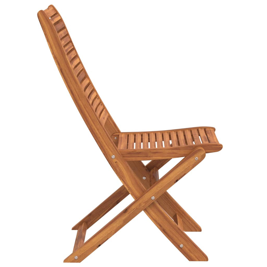 Tuinstoelen Inklapbaar 51X66X95 Cm Massief Acaciahout 8