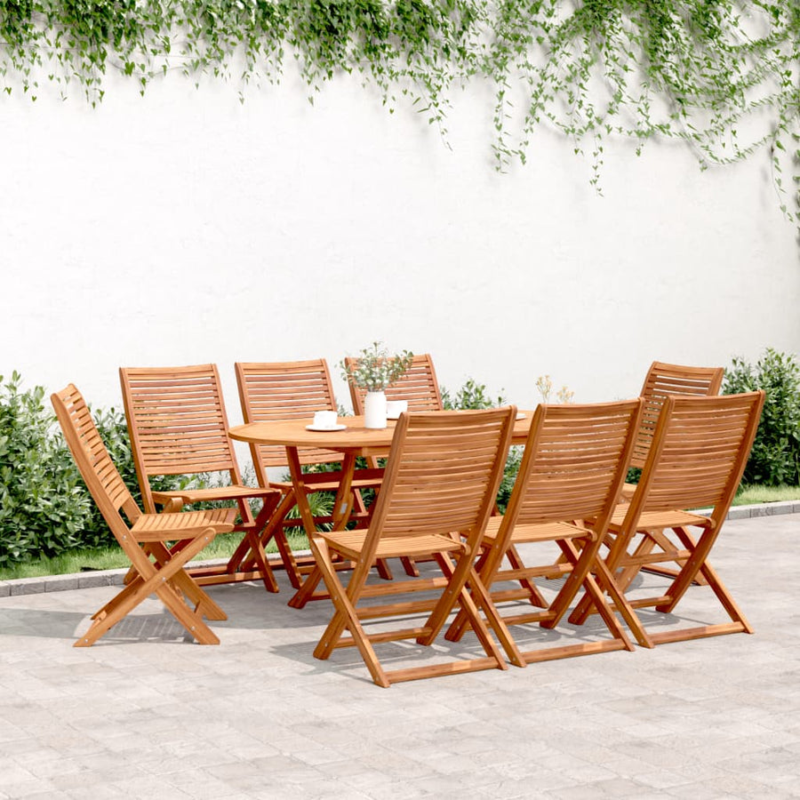 Tuinstoelen Inklapbaar 51X66X95 Cm Massief Acaciahout 8