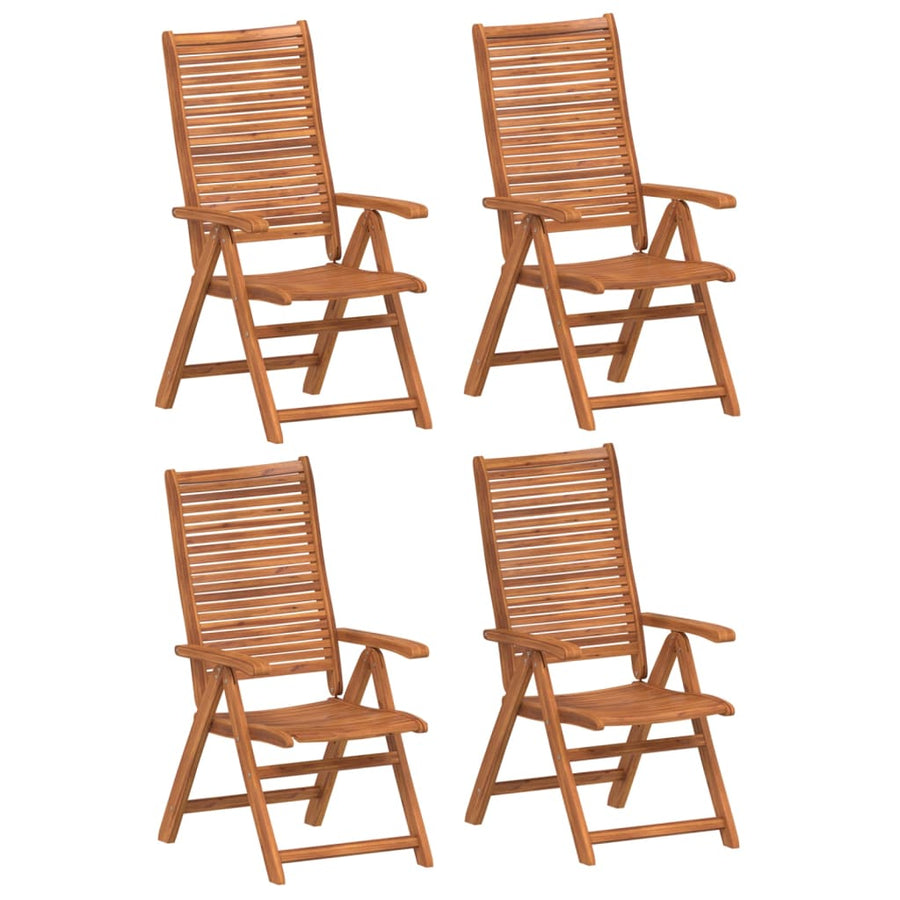 Tuinstoelen Verstelbaar 56X72X107 Cm Massief Acaciahout 4