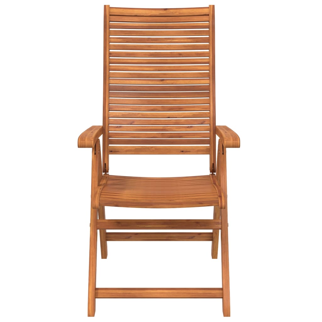 Tuinstoelen Verstelbaar 56X72X107 Cm Massief Acaciahout 4