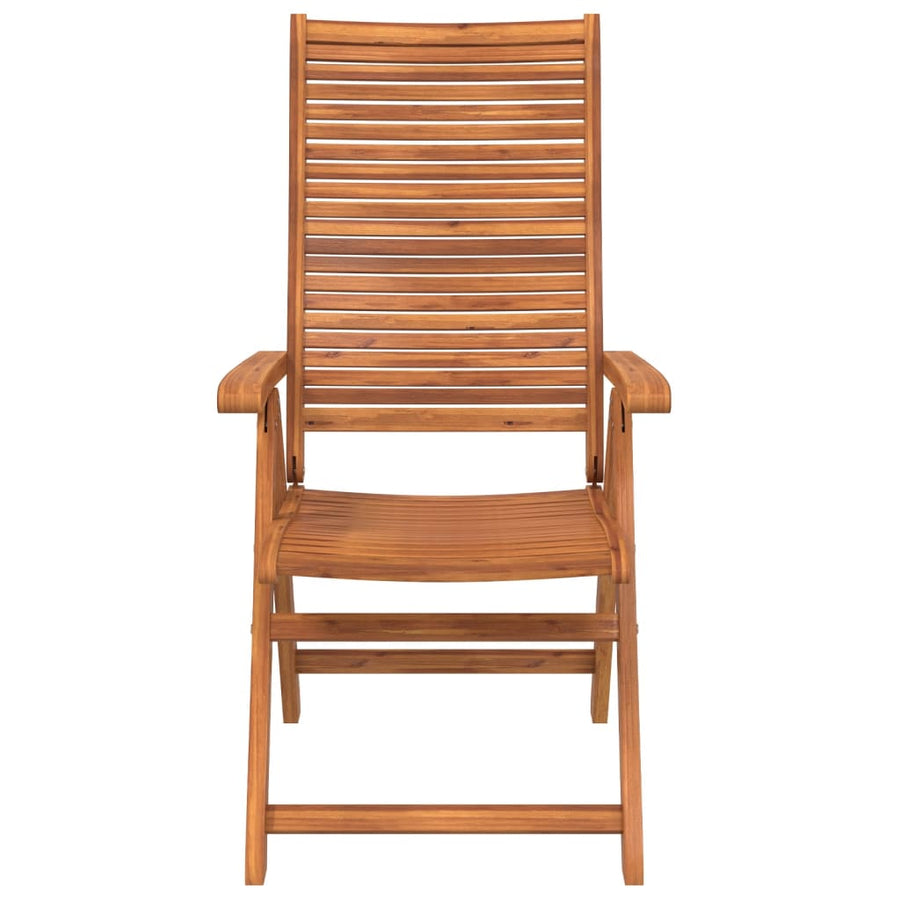 Tuinstoelen Verstelbaar 56X72X107 Cm Massief Acaciahout 4