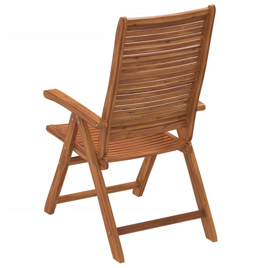 Tuinstoelen Verstelbaar 56X72X107 Cm Massief Acaciahout 4