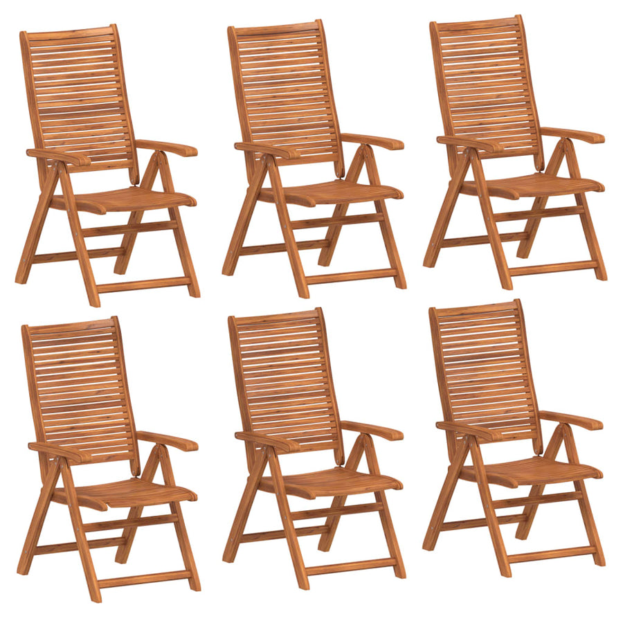 Tuinstoelen Verstelbaar 56X72X107 Cm Massief Acaciahout 6