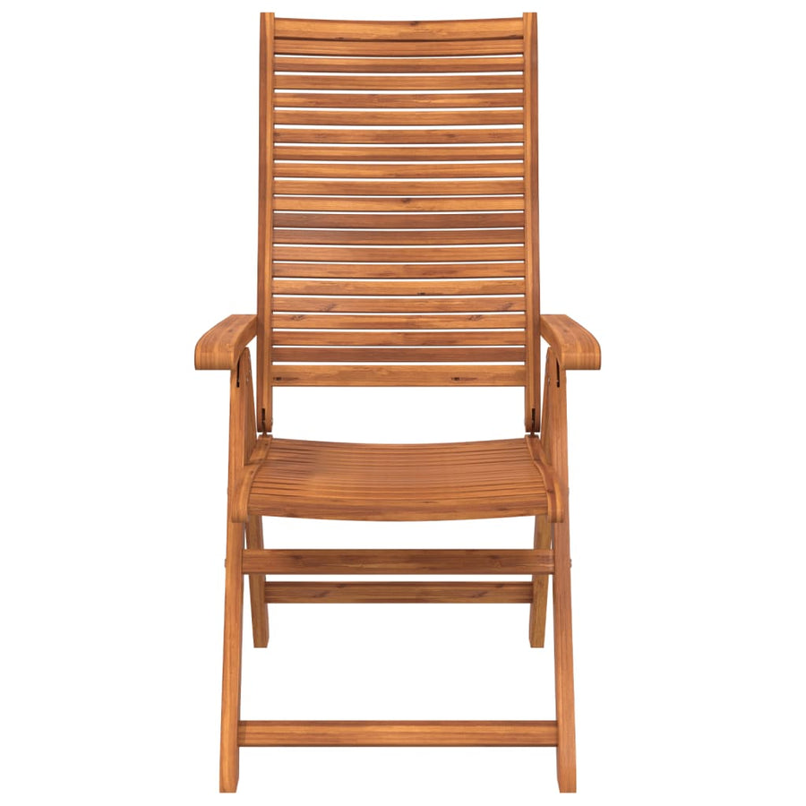 Tuinstoelen Verstelbaar 56X72X107 Cm Massief Acaciahout 8