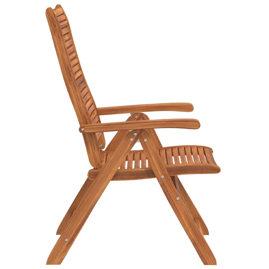 Tuinstoelen Verstelbaar 56X72X107 Cm Massief Acaciahout 8