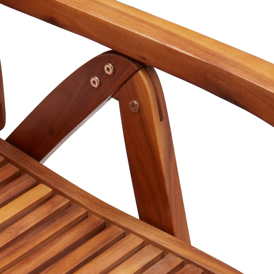 Tuinstoelen Verstelbaar 56X72X107 Cm Massief Acaciahout 8