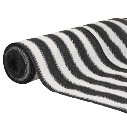 Privacynet 75 g/m² 3,6x10 m HDPE antracietkleurig en wit