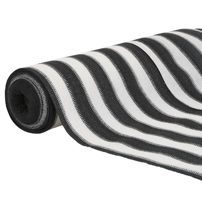Privacynet 195 g/m² 1x10 m HDPE antracietkleurig en wit