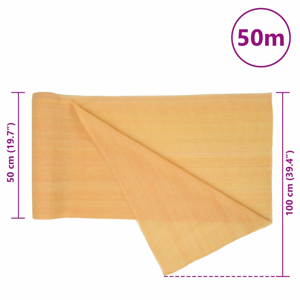 Privacynet 75 G/M² 1X50 M Hdpe Kleurig Zand 1 x 50 m (75 g)