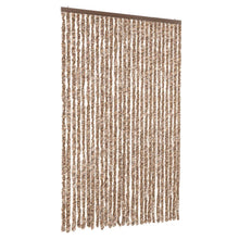 Vliegengordijn Chenille Beige En Donkerbruin 118 x 220 cm