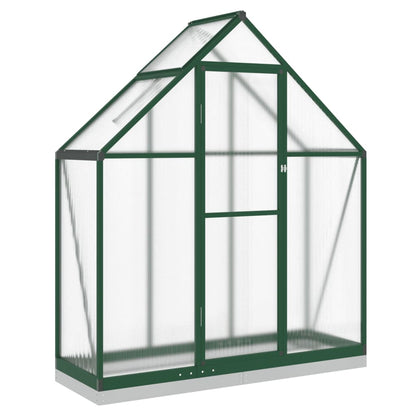 Tuinkas met basisframe 169x58x202 cm aluminium groen