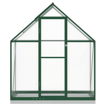 Tuinkas met basisframe 169x58x202 cm aluminium groen