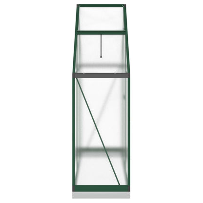 Tuinkas met basisframe 169x58x202 cm aluminium groen