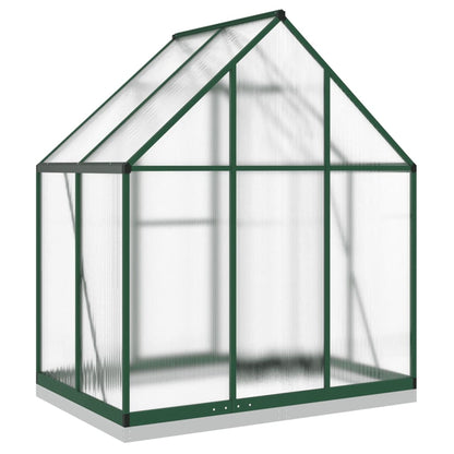 Tuinkas met basisframe 169x114x202 cm aluminium groen