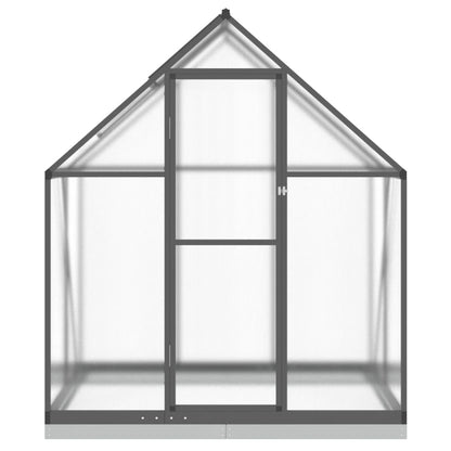 Tuinkas met basisframe 169x114x202 cm aluminium antracietkleur