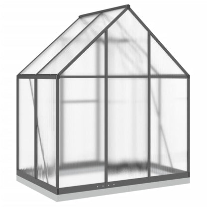 Tuinkas met basisframe 169x114x202 cm aluminium antracietkleur