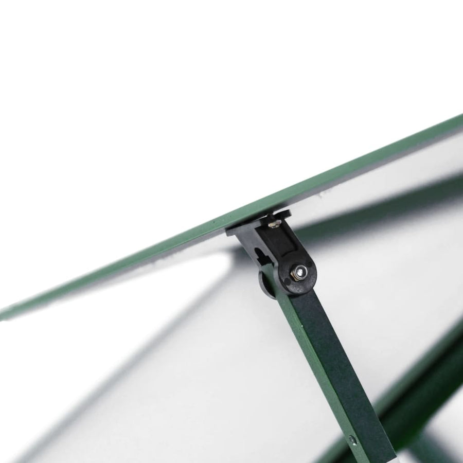 Tuinkas met basisframe 169x169x195 cm aluminium groen