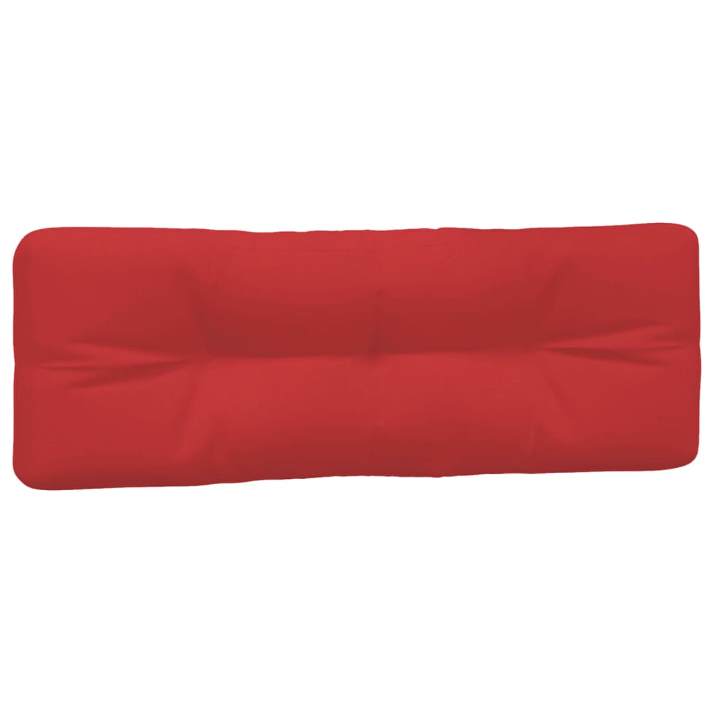 Palletkussens 3 st stof rood