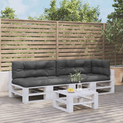 Palletkussens 5 st antraciet 120x80cm 70x40cm