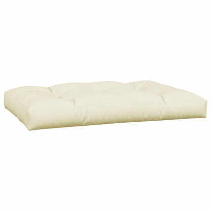 Palletkussens 5 st stof crèmekleurig