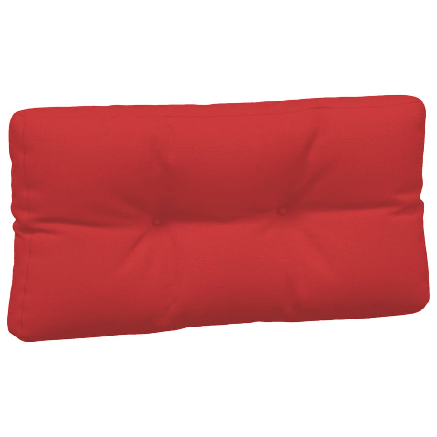 Palletkussens 5 st stof rood