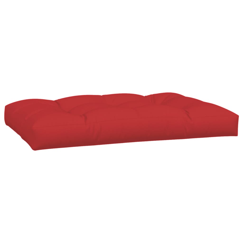 Palletkussens 5 st stof rood