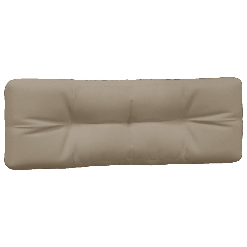 Palletkussens 5 st stof taupe